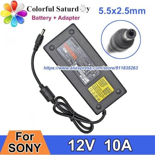 For Sony VGP-AC1210 AC Adapter 12V 10A 120W For DELTA EADP-96GB AEPS-10 ADP-1210 BB Power Supply Charger 5.5x2.5mm
