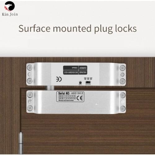 Electric Bolt Lock For Fully Frameless Door Access Control System Door Lock Electric Lock Low Temperature Electric Bolt Lock