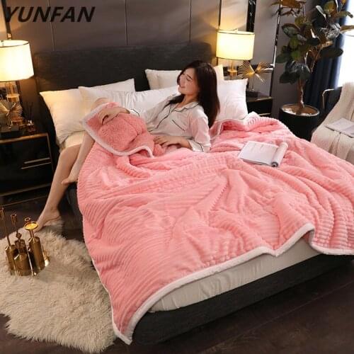 Princess Fleece blankets and throws Adult Thick Warm winter Blankets twin queen pink flannel Blankets On Bed Christmas gifts