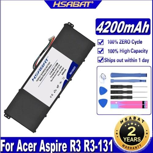 HSABAT AC14B3K 4200mAh Laptop Battery for Acer Aspire R3 R3-131T R5 R5-471T R5-571T ES1-572 Batteries