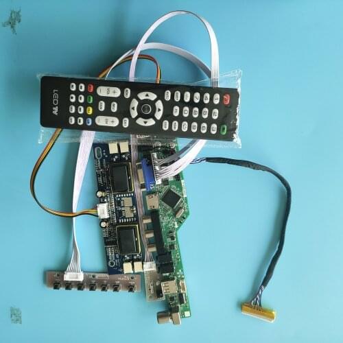 For M236H1-L01 4 lamps Resolution TV VGA AV VGA kit 30pin Digital Signal 1920X1080 23.6" Controller Board HDMI LCD