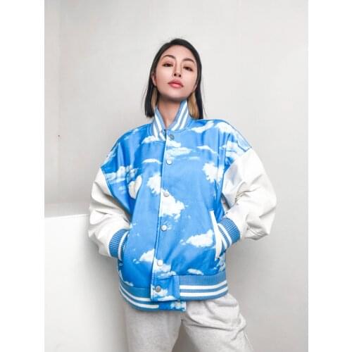 Женские синие куртки Orsherlly China At AliExpress