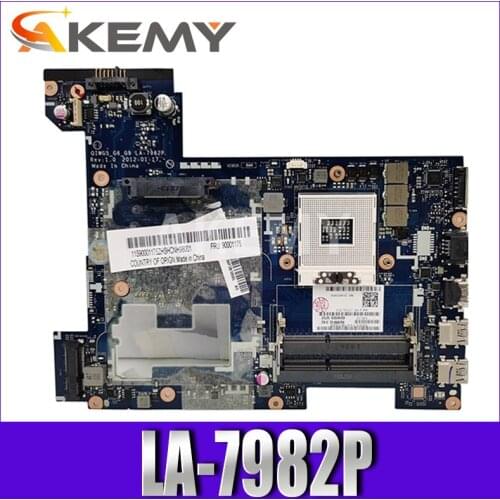 QIWG5_G6_G9 LA-7982P motherboard for Lenovo G580 notebook motherboard PGA989 HM76 DDR3 100% test work