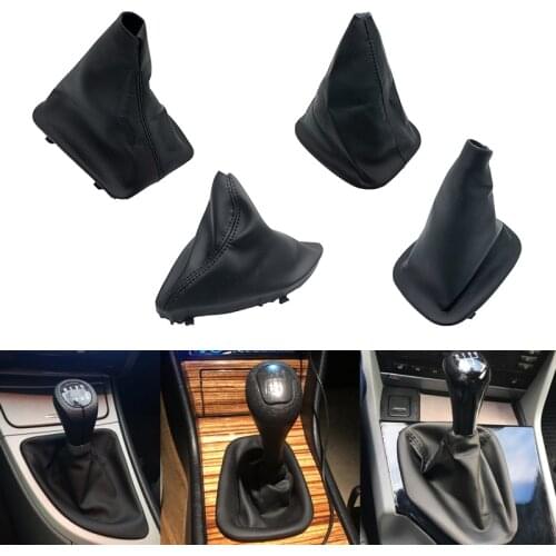 Car Shifter Stick Gaiter Boot Cover Frame For BMW E36 3 Series E30 E34 E39 E81 E82 E87 E88 Gearbox Shift Knob Boot Protector