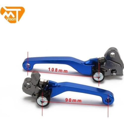 Motorcycle Billet Foldable Pivot Clutch & Brake Lever For Yamaha YZ125 YZ250 2001-2007 YZ250F 2001-2006 YZ426F 2001-2002