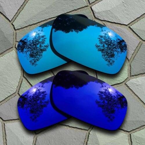 Sky Blue&Violet Blue Sunglasses Polarized Replacement Lenses for Oakley Crankshaft