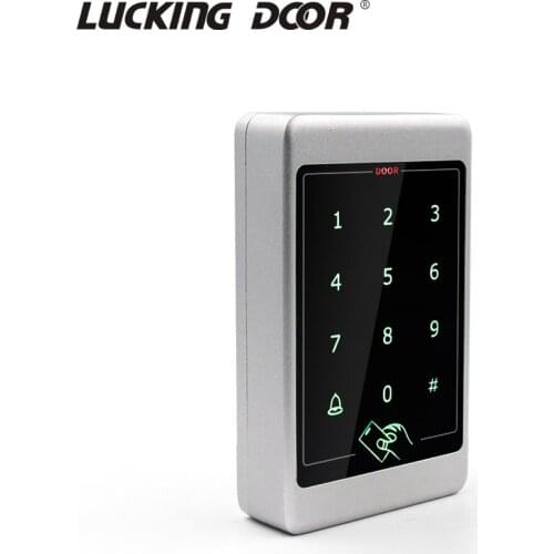 Waterproof touch keypad and metal case RFID Metal Access Control M04 Keypad Outdoor Door Opener Electronic Lock System 4000 user