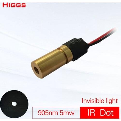 High quality 905nm 5mw infrared dot laser module IR CS Game Pistol Launcher Robot Positioning Radar Infrared Ranging Laser Head