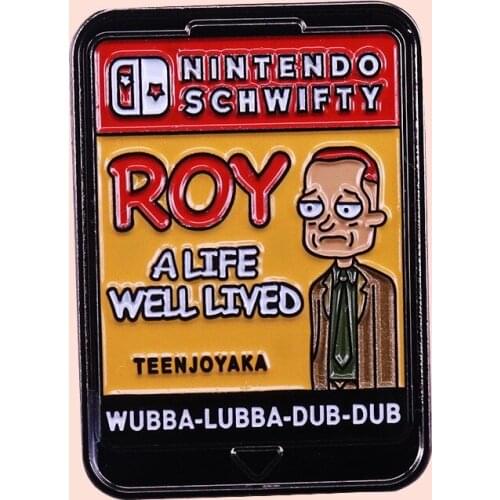 ZF1743 Cartoon Icons Style Metal Enamel Badge Buttons Brooch Anime Lovers Denim Shirt Lapel Pins