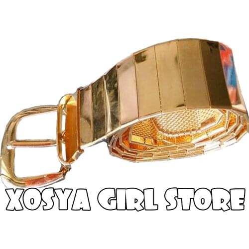 Newest Design Waist Belt Chain Punk Hip-hop Trendy Women Belts Lady Fashion silver Pin Buckle leather Waistband Jeans CL03