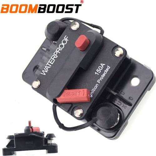 1pcs Car Auto Accessory Solar System Circuit Breaker Reset Fuse Inverter Car audio Automatic fuse holder with switch Waterproof