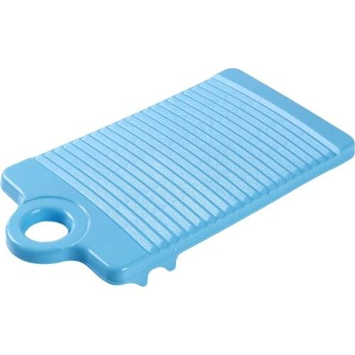 1Pcs Portable Clothes Cleaning Tool Non-Slip Laundry Accessories Hanging Mini Washboard Plastic Washboard