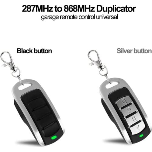 2PCS Gate Remote Control Clone 4 in 1 Mutifrequency 287 315 390 433 433.92 868 MHz Command Garage Fixed Rolling Code Duplicator