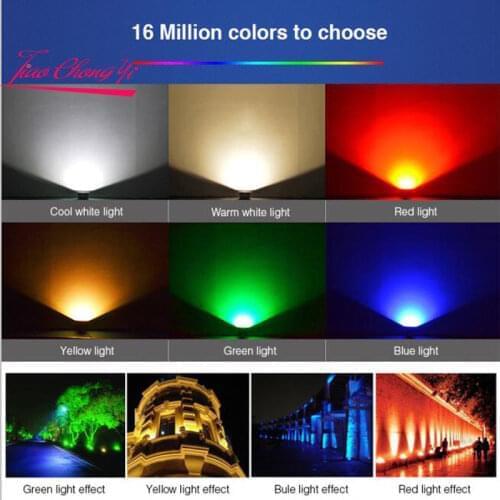 2021Hot 2.4G Milight 10W 20W 30W RGB+CCT Wifi / 4-Zone Remote Control LED Floodlight new