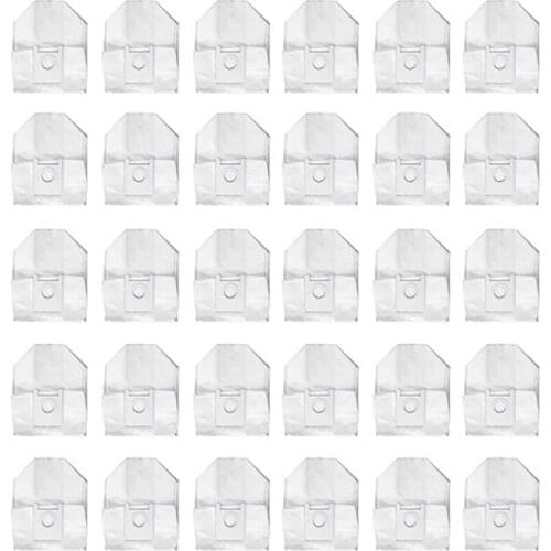 30Pcs For Xiaomi ROIDMI EVE Plus Accessories Dust Bag Robot Garbage Storage Bag Replacement Vacuum Cleaner Spare Parts