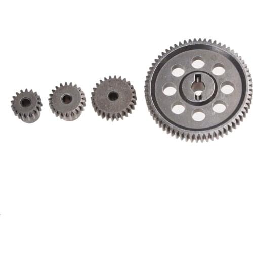 5MM 64T Motor Pinion Gears Steel Metal Spur Diff Differential Main Gear 3.17MM 17T 21T 26T 11119 11181 11176 11189 HSP Car