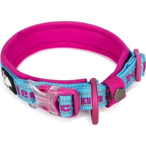 Basic Dog Collar Reflective Adjustable Soft Diving Fabric Fashion Pet Collars For Small Medium Big Dogs High Quality Pet Necklet