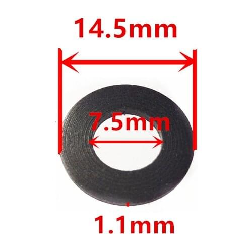 Free Shipping 50Pieces GDI Fuel Injector Tef-lon Washer Seal 14.5*7.5*1.1mm for Mazda CX-7 E7T20171 Repair Parts (AY-P3090)