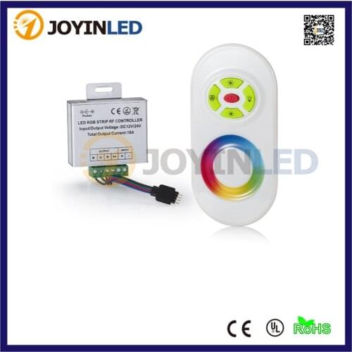 Wireless RF Touch Panel Wireless Remote Controller For RGB Led Strip Light DC 12V/24V 30M Effective Remote Distance