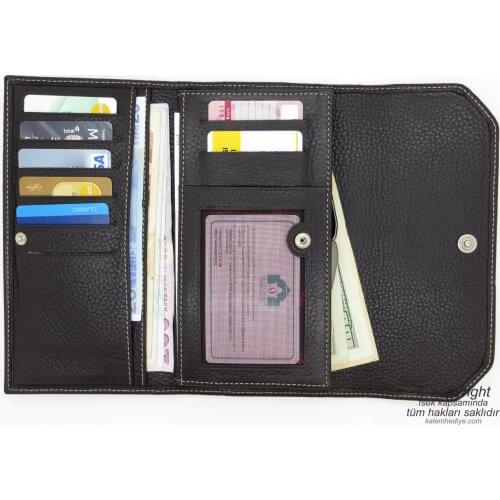 Genuine Leather Wallet | İsme Special Wallet | 18,5x10 | TM 980-2 Gift Wallet