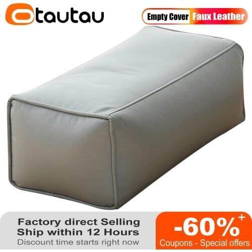 Sofa Cover Pouf Ottoman Case Corner Seat Futon Puff Beanbag Footrest Bean Bag Footstool Stool Technology Cloth Not Real Leather