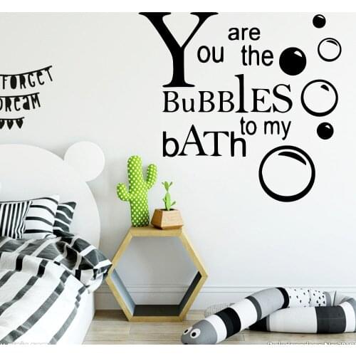 Classic Letter Wall Sticker Baby Bedroom Decor Boys Girls Decal Mural