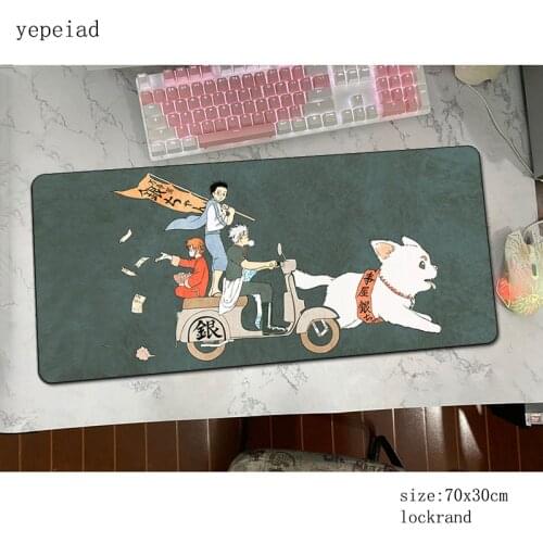 GINTAMA mats 900x400x4mm Cartoon gaming mouse pad big keyboard mousepad Indie Pop notebook gamer accessories padmouse mat