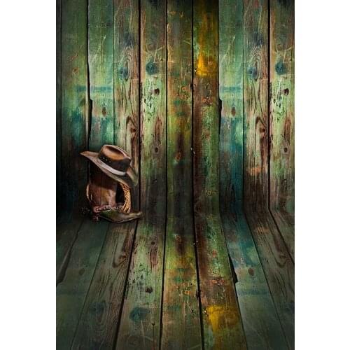 MEHOFOTO Vinyl Photography Background Green Wooden Floor Computer Printed Children Backdrops for Photo Studio CM-6705