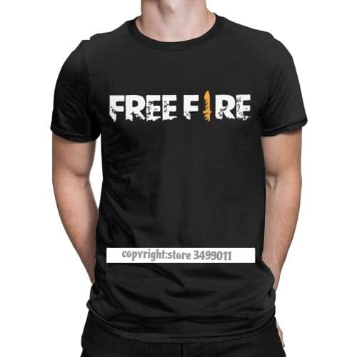 Men Free Fire T Shirt Freefire Shooting Game Clothing Fashion Camisas Tshirts Adult Tops T Shirts Harajuku