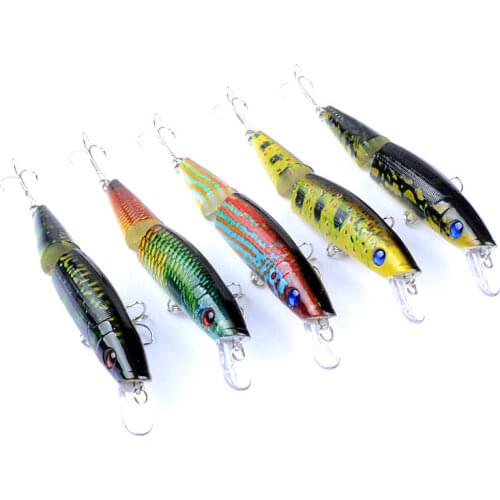 5Colors set baits big baits weight 14cm/21.7g fishing bass fake baits jump rope baits bass saltwater baits