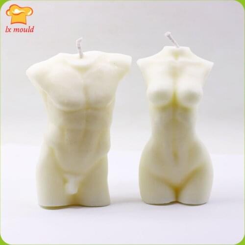 New woman body soap mold candle gypsum handmade food grade silicone mould 3d female body