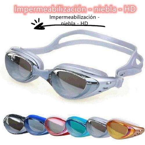 Swimming goggles electroplating anti-fog adult men and women swimming goggles glasses general many colors can be adjusted