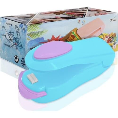Portable Heat Sealer Household Mini Heat Sealing Machine for Plastic Package Storage Bag Handy Sticker Home Package Resealer