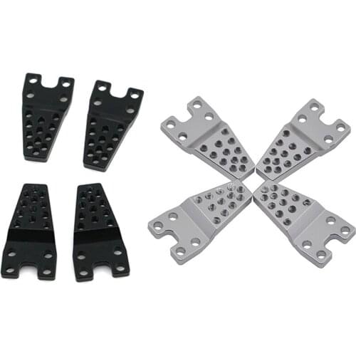 4PCS for SCX10 Aluminum Shock Mount Lift Surge Seat Adjustment Seat-HR Axial SCX10 Lower Shock Mount Lift Kit