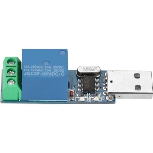 USB Relay Module MCU PC USB Smart Control Switch Jog Self-Locking