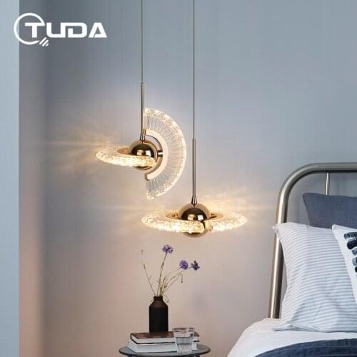 Luxury Restaurant Cord Pendant Lamp Bar Aisle Window Bedroom Bedside Lamp Modern Internet Celebrity Long Line Small Droplight