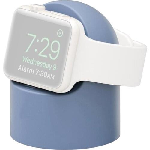 Silicone Charge Stand Holder Station Dock for Series Charger Cable For iWatch Watch charging dock