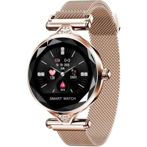 H1 Women Fashion Smartwatch Wearable Device Bluetooth Pedometer Heart Rate Monitor For Android/IOS Smart Bracelet