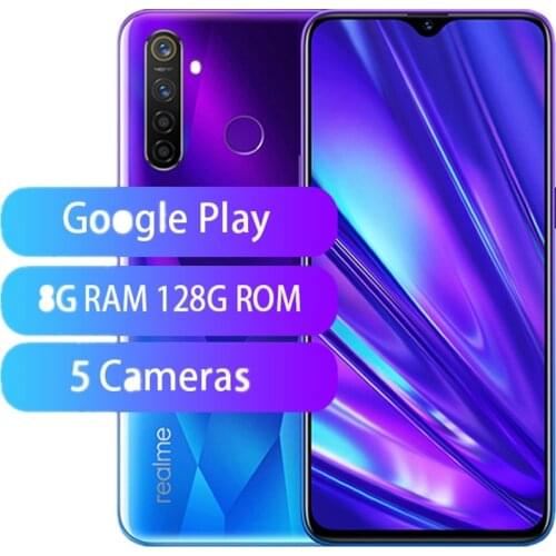 Stock New Original Realme Q Smart Phone 6.3" Full Screen Snapdragon 712 6G RAM 128G ROM 48.0MP 5 Cameras Fingerprint