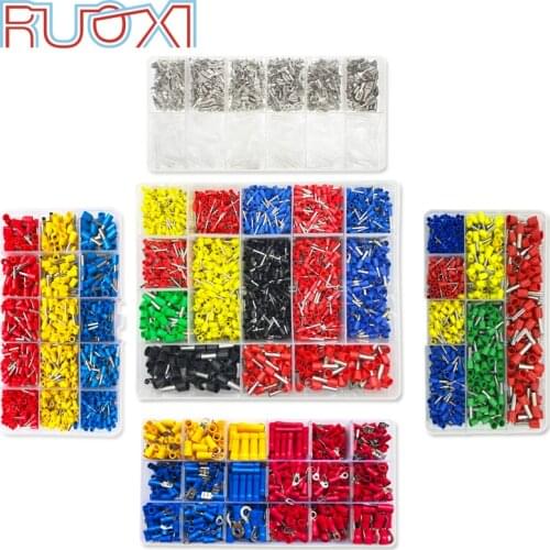 Tubular terminal wire connection terminal TAB2.8 4.8 6.3 plug spring terminal boxed terminal set