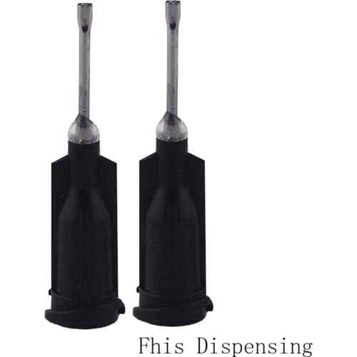 Pack of 100 Flat Nozzle 0.5 " Pipe Length Dispensing Needles 19G