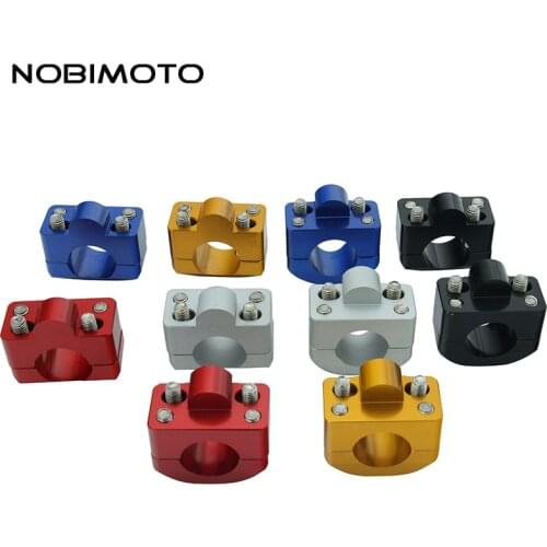Off Road Motorcycle Handlebar Clamps Riser High Quality Handlebar Riser Fit For 28 MM 1-1/8 Fat Bar Pit Dirt Motorbike CNC-172