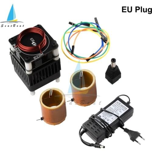 High Frequency Tesla Coil HFSSTC Electronic Candle Plasma Flame Run 10 minutes with AC/DC Adapter Switching Power Supply