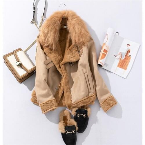 YING DE MEI Women's Jackets With Fur