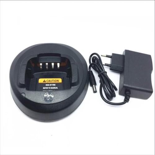 OPPXUN Black Ni-MH Battery Charger for Motorola Walkie Talkie CP185 EP350 CP476 CP477 CP1300 CP1600 CP1660 P140 P145 P160