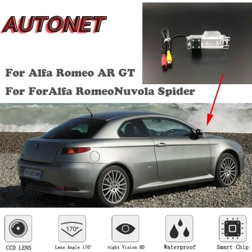 AUTONET HD Night Vision Backup Rear View camera For Alfa Romeo AR GT / Nuvola Spider NTSC For Tuning / CCD / RCA Standard
