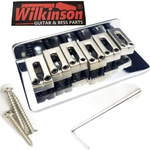 Wilkinson WOF01 Electric Guitar Fixed Bridge String Thru Bridge Steg Tailpiece string spacing 10.5mm
