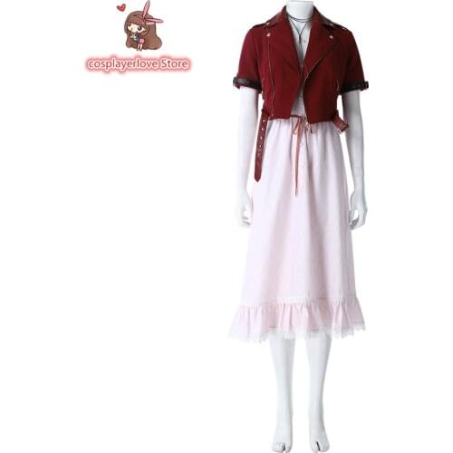 Final Fantasy 7 Aerith Cosplay Costume Cosplay Costume for Halloween Christmas Costume