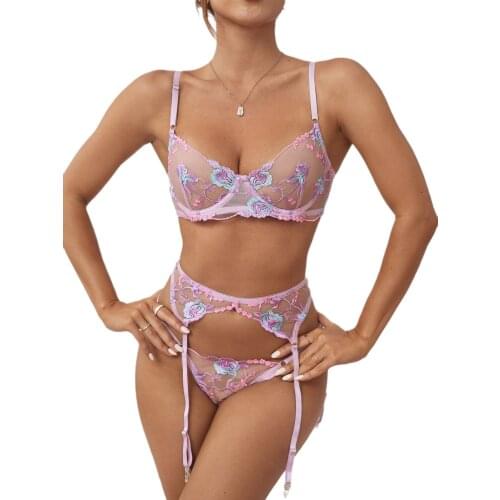 Lace Lingerie American Clothing Lingere Set Lenceria Para Mujer Lingerie Set Sexy Lingerie Set Erotic Exotic Lingerie