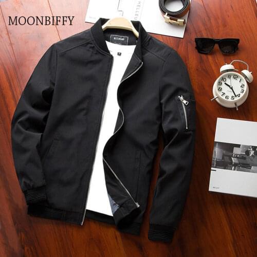 MOONBIFFY Men's Jackets Pilots